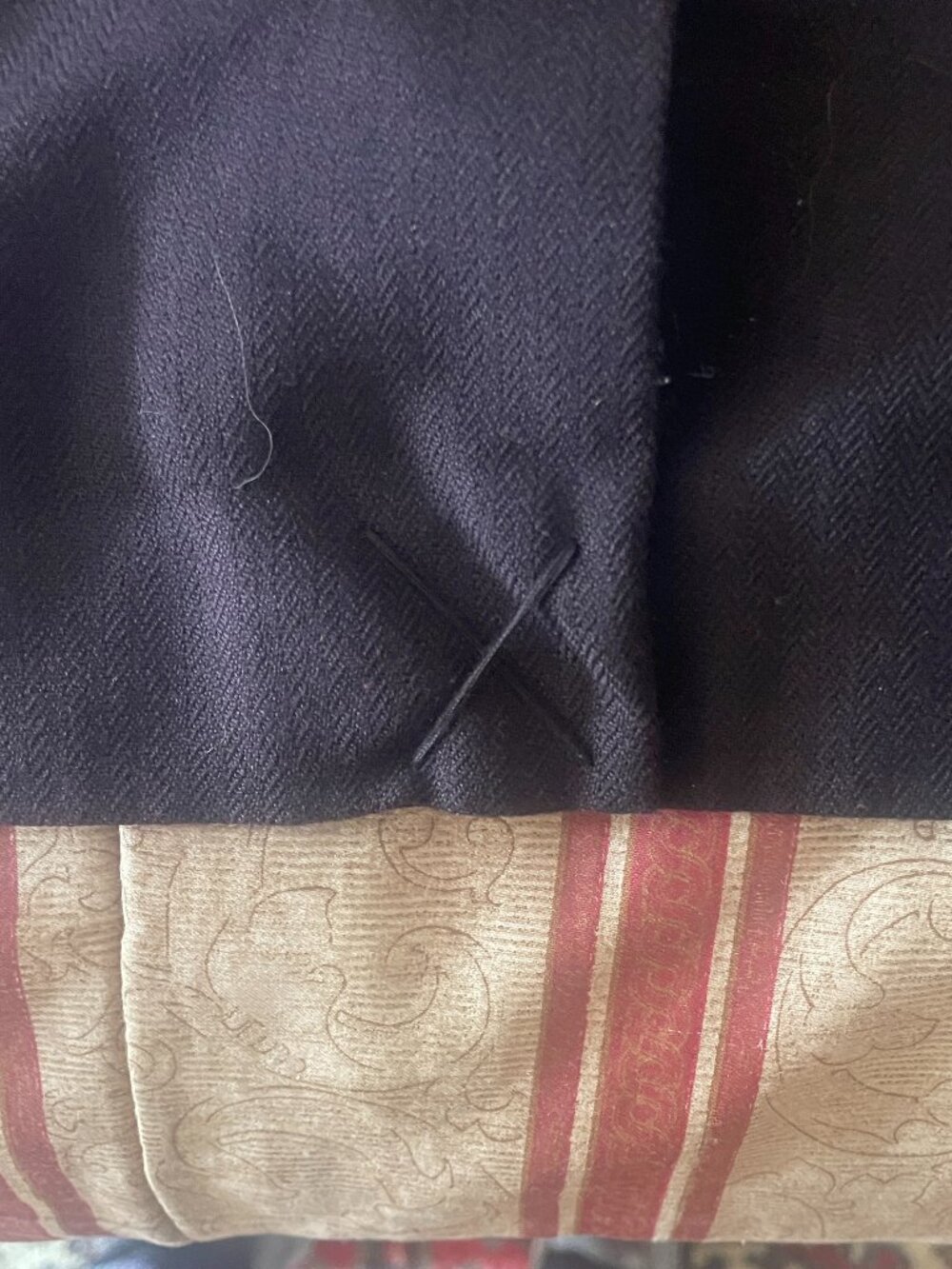Hannah Coat Size 2 Burgundy, fully lined, lightweight Extra Long - Picture 8 of 13